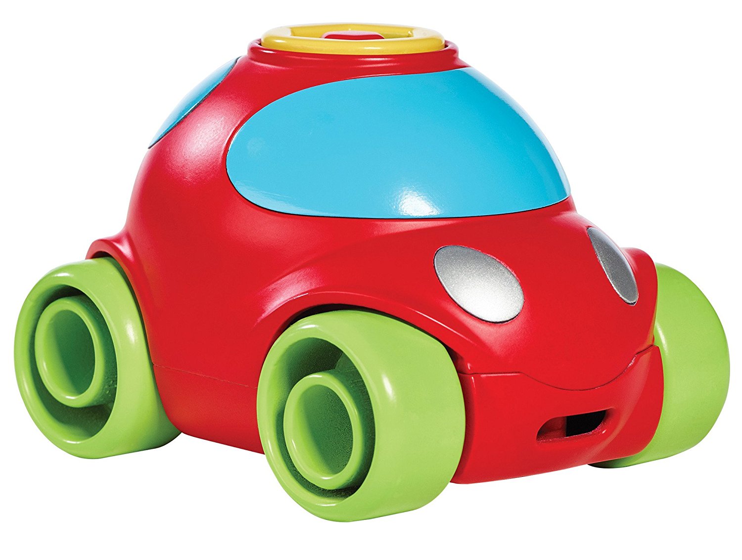 Заводная игрушка - Весёлая машинка с эвакуатором из серии Заводи и гоняй  